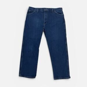 NWOT Mens Dickies Dark Wash Straight Leg Denim Jeans